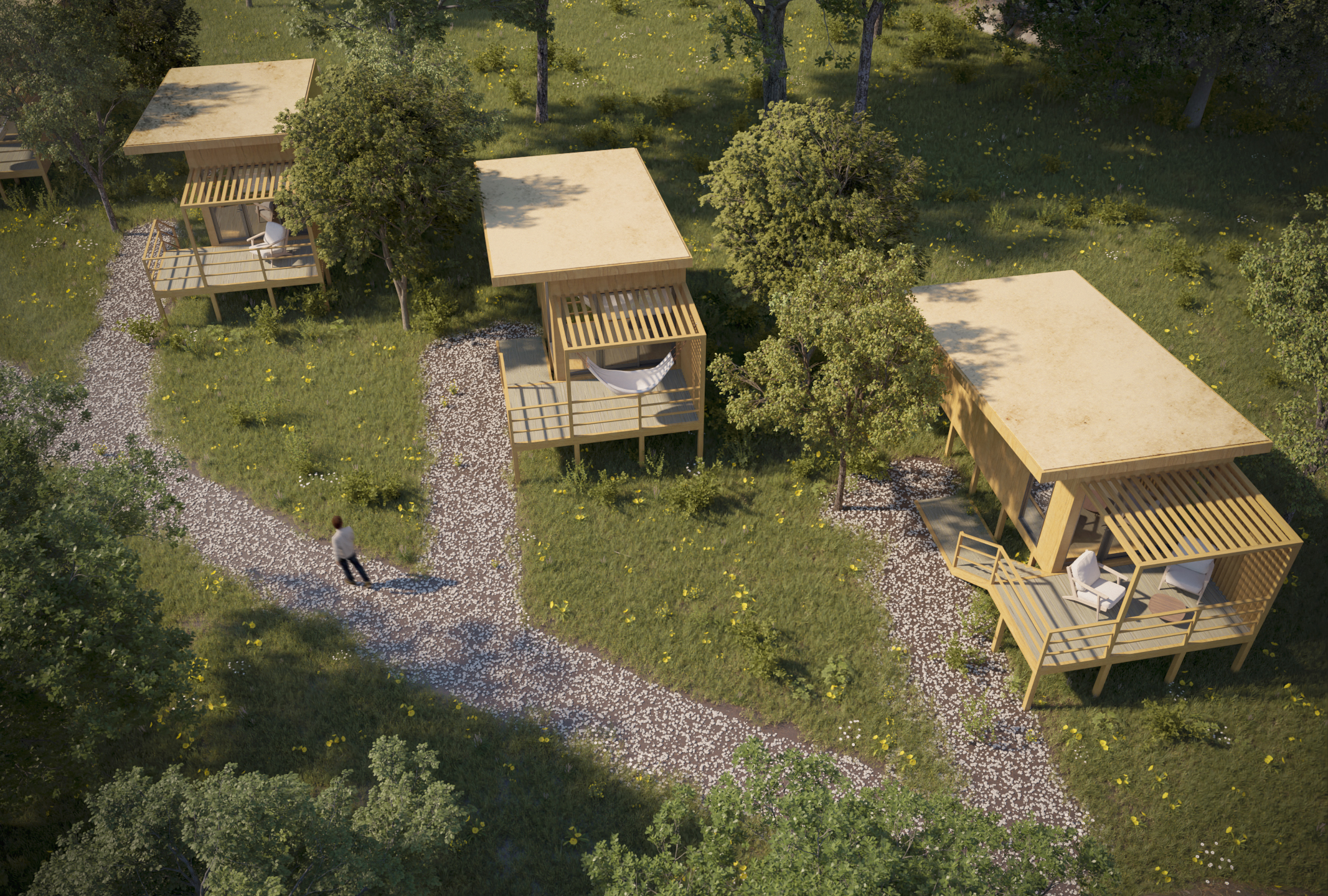 Render arquitectónico · Block · vivienda unifamiliar · Colombia · Arcando Visual