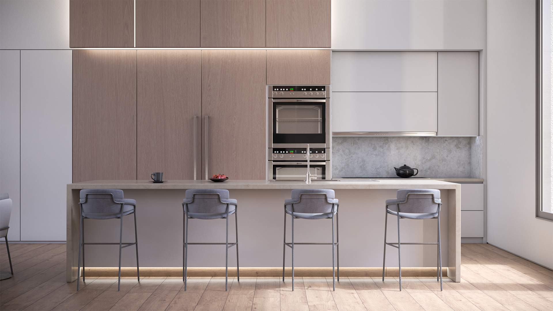 Canal House — cocina, vista interior