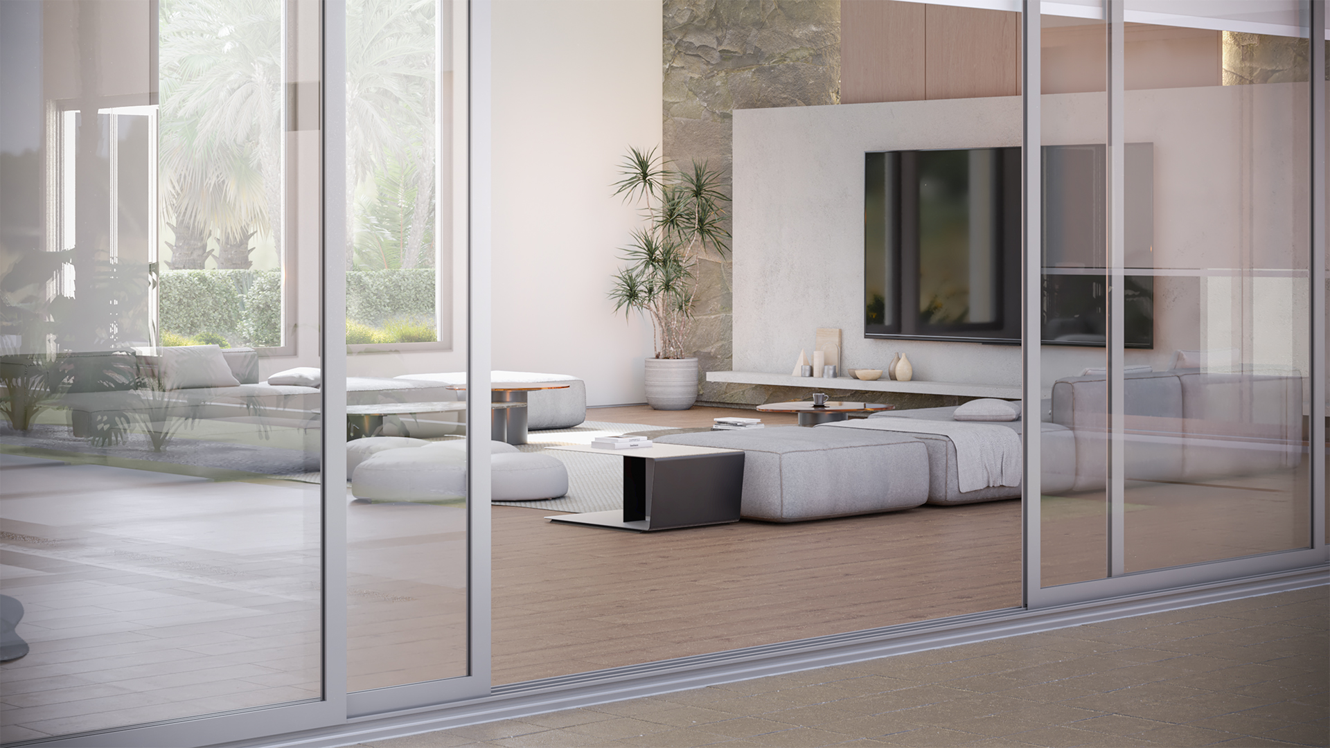 Canal House — living, vista alternativa