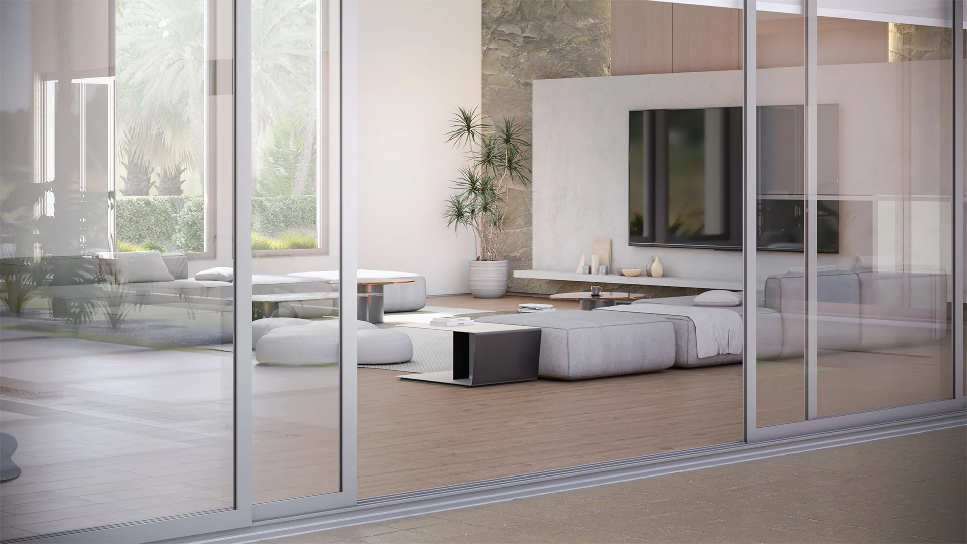 Canal House — living, vista alternativa