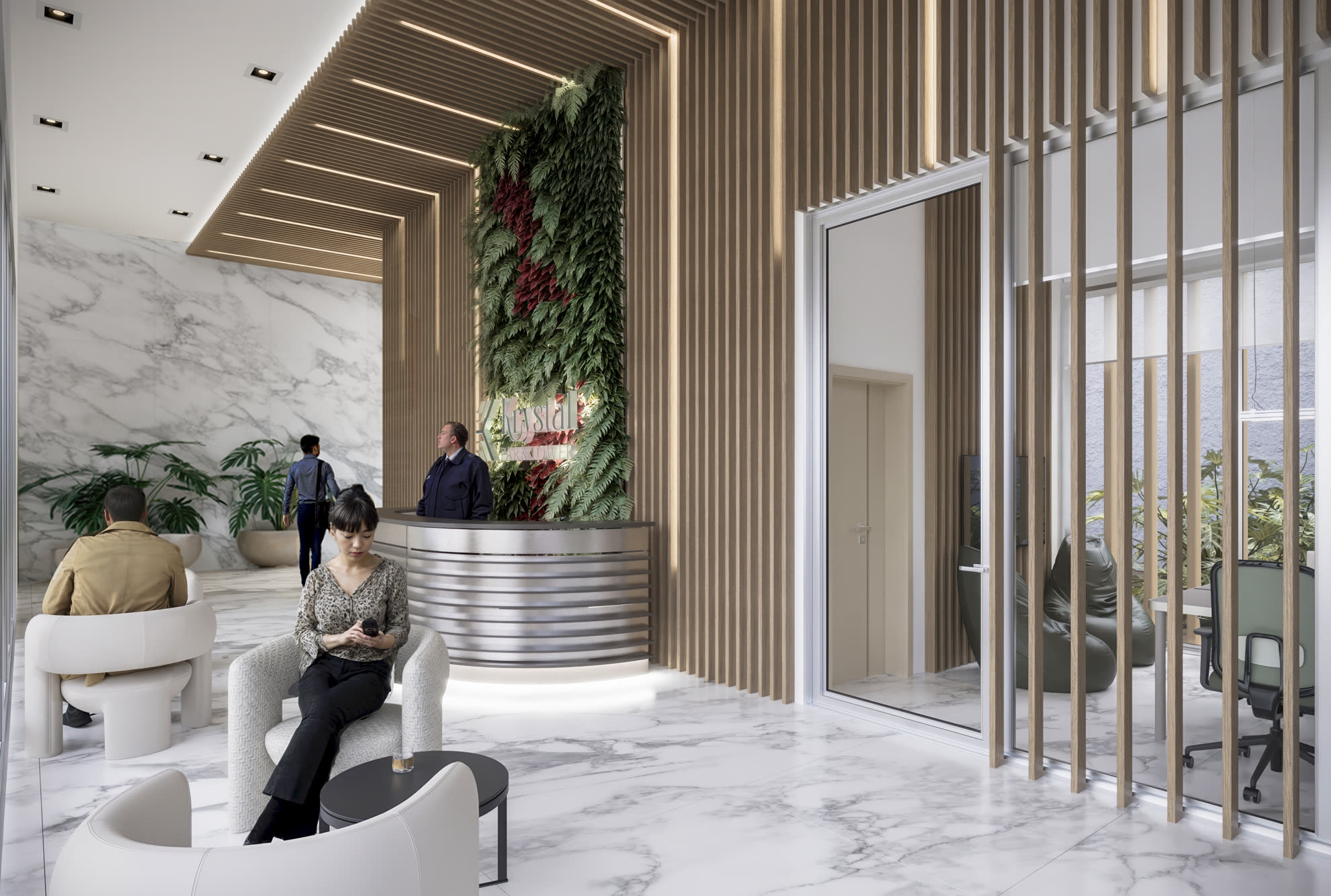 Krystal Park Tower — hall de ingreso