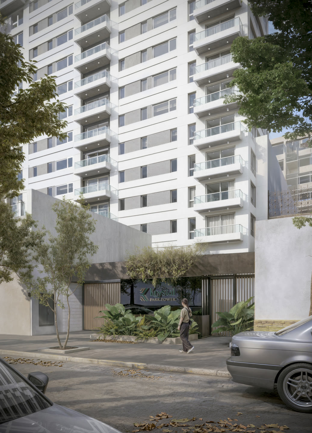Krystal Park Tower — edificio residencial, fachada · Buenos Aires