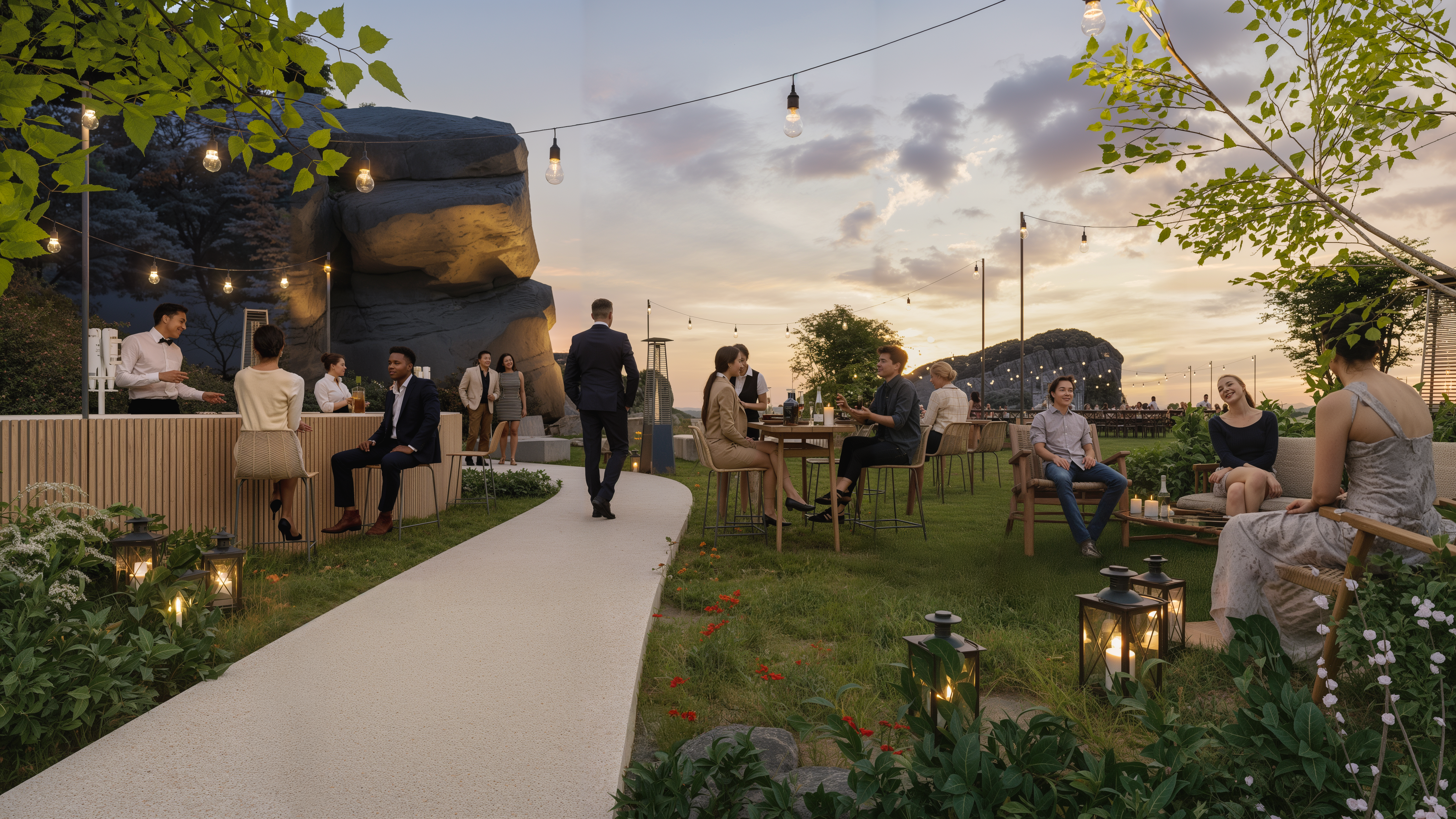 Rocca — escenografía aperitivo