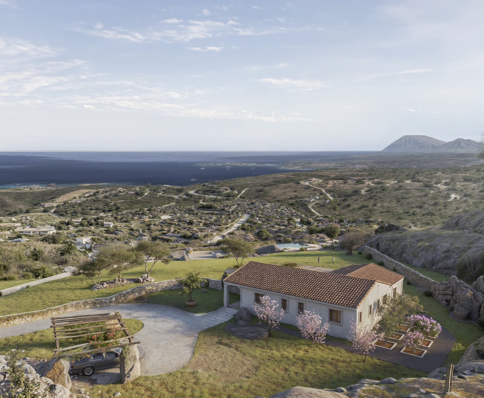 Stazzu — vista aérea del conjunto